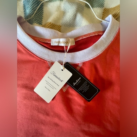 NWT-classic orange, white trim, cotton
Casual long sleeve sweatshirt super soft - Picture 9 of 11